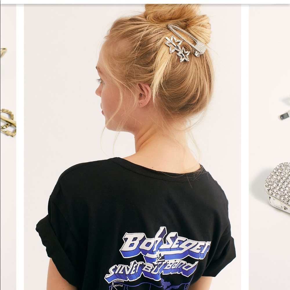FREE PEOPLE time to shine hair clips